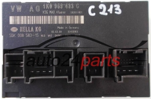 CENTRALKA MODUL STEROWNIK KOMFORTU VOLKSWAGEN HELLA 5DK00858315, 5DK008583-15, 5DK 008 583-15, 1K0959433C, 1K0 959 433 C - C213, C233