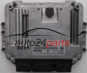 Centralina motore FORD FOCUS 1.6 TDCI BOSCH 0 281 012 487, 0281012487, FoMoCo 8M51-12A650-MB, 8M5112A650MB, 8YMB 