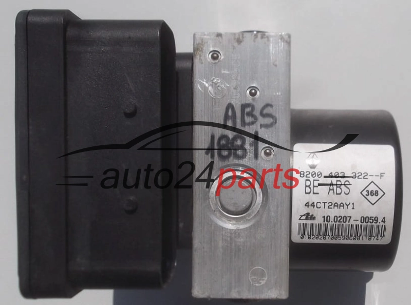 ABS PUMP RENAULT TWINGO 8200 403 322 F, 44CT2AAY1, ATE 10.0207-0059.4