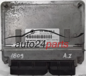 CALCULATEUR MOTEUR SKODA FABIA 1.2 AZQ 03E906033A, 03E 906 033 A, SIEMENS 5WP44305 08, BENZIN SIMOS 3PE 5329