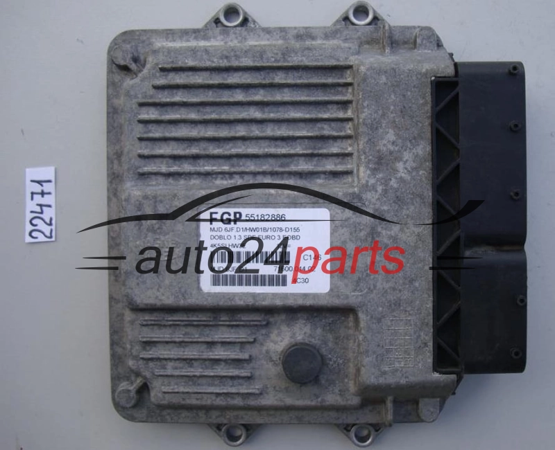 Μονάδα Ελέγχου Κινητήρα FIAT DOBLO 1.3 JTD MJD 6JF.D1, MJD6JFD1, 55182886
