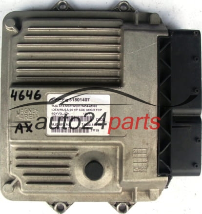 MOTORSTEUERGERÄT ECU STEUERGERAT FIAT IDEA LANCIA MUSA 1.3 JTD SDE 51801407