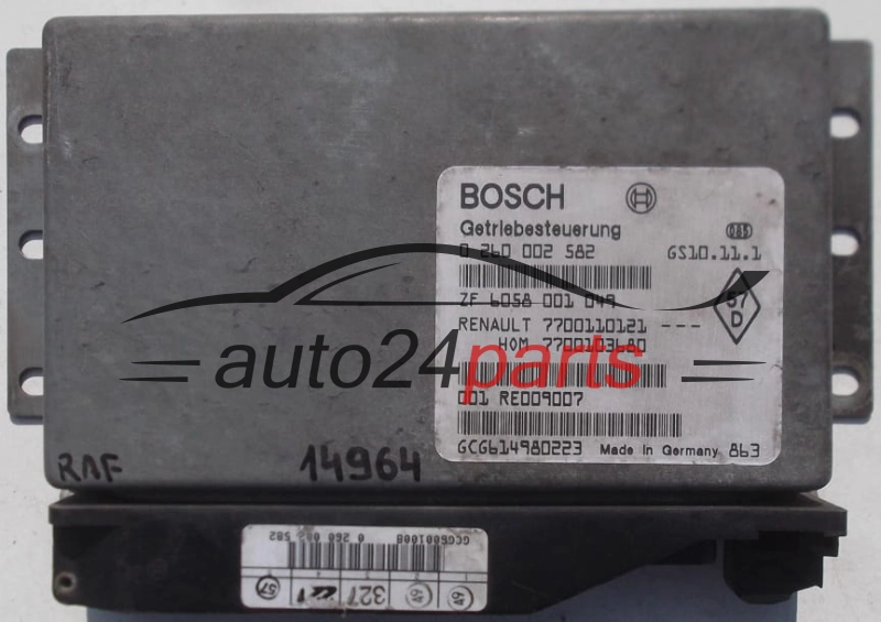 BOSCH 0 260 002 582, 0260002582, 7700110121, 7700103680