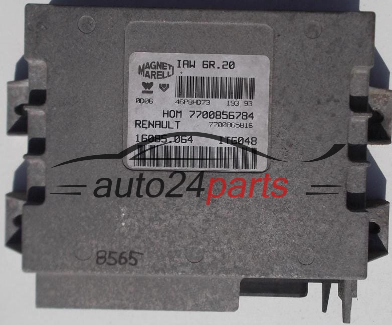 Μονάδα Ελέγχου Κινητήρα RENAULT TWINGO 1.2 MAGNETI MARELLI IAW 6R.20, IAW6R20, 7700856784, 7700865816, 16085.064, 16085064