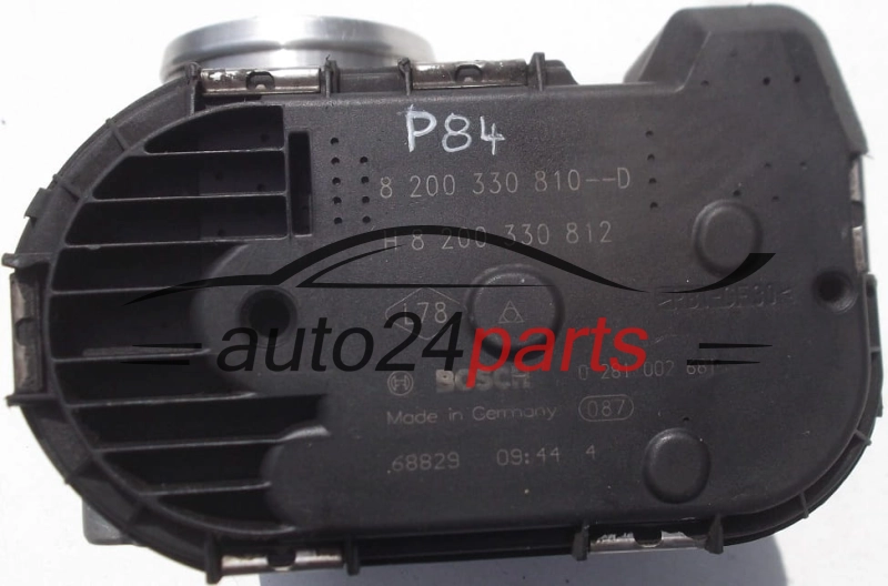 THROTTLE BODY RENAULT NISSAN OPEL BOSCH 0 281 002 681, 8 200 330 810 D,  H 8 200 330 812