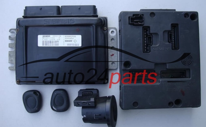 RENAULT CLIO 1.2 SIEMENS S110114000 C, S110114000C, 8200057536, 8200029658