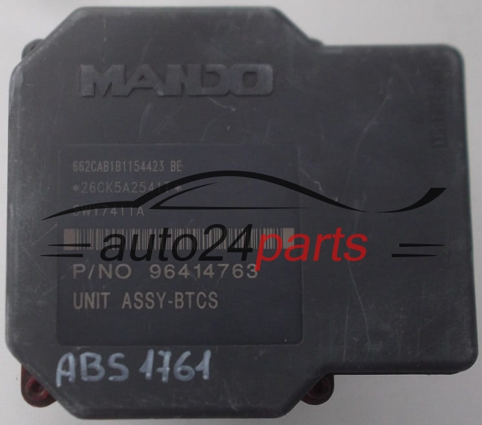 POMPE HYDRAULIQUE ET CALCULATEUR d'ABS CHEVROLET EPICA 96 414 760,  96414763, 5WY7411A 
