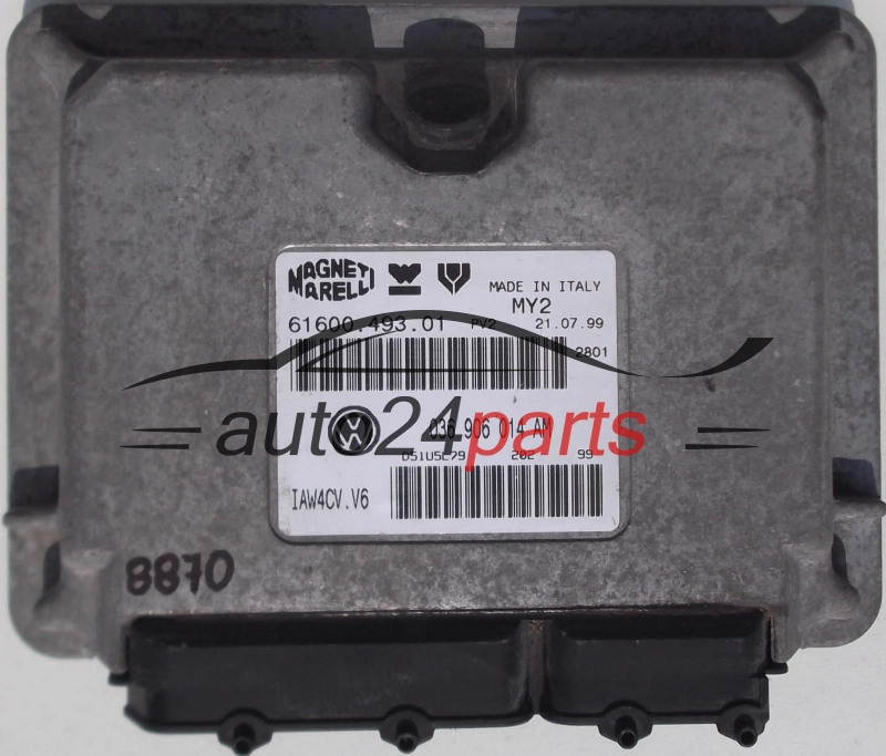 ΜΟΝΑΔΑ ΕΛΕΓΧΟΥ ΚΙΝΗΤΗΡΑ VW VOLKSWAGEN LUPO 1.4 AHW 036906014AM, 036 906 014 AM, 61600.493.01 6160049301 IAW4CV.V6