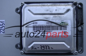 CENTRALINA DO MOTORE OPEL ASTRA VECTRA ZAFIRA 2.2 Z22SE 09391283 DLTW, 09391283DLTW