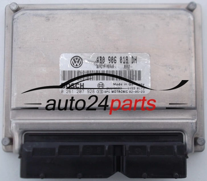 Μονάδα Ελέγχου Κινητήρα  AUDI A4 VOLKSWAGEN PASSAT 1.8 T BOSCH 0 261 207 928,  4B0 906 018 DH