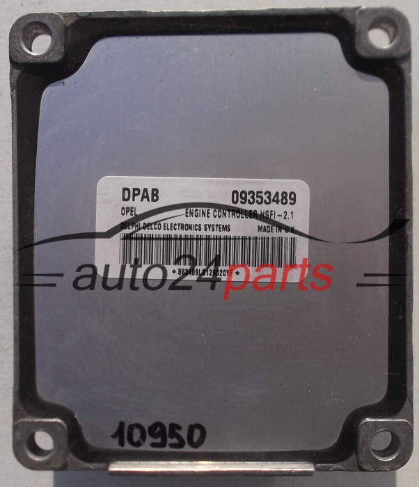 CENTRALINA MOTORE OPEL ASTRA ZAFIRA DELPHI DELCO 09353489 DPAB, 09353489DPAB, HSFI-2.1 