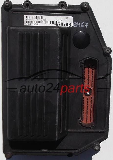 Μονάδα Ελέγχου Κινητήρα CHRYSLER JEEP GRAND CHEROKEE 2.5, P56041707AB, 707AB, ZNMAB