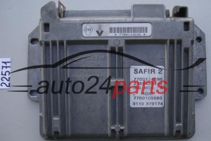 KOMPUTER STEROWNIK SILNIKA RENAULT TWINGO 1.2 Sagem 21654364-4, 216543644, 7700114696, HOM 7700105560 - 