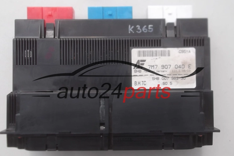 STEUERUNG HEIZUNG KLIMAANLAGE KLIMADEBEDIENTEIL STEUERGERAT VW VOLKSWAGEN SEAT 7M7 907 040 E, 7M7907040E, 5HB007963-30, 5HB00796330