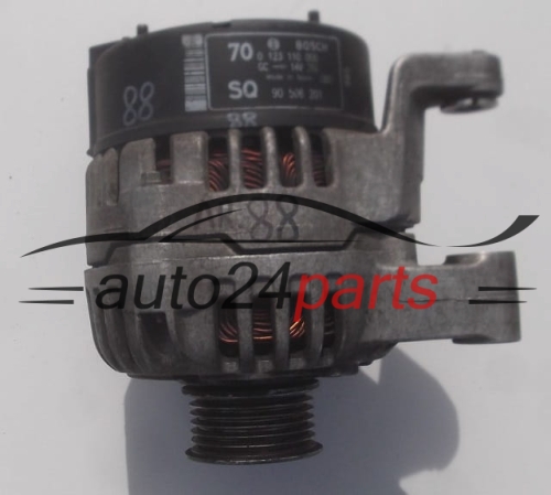 ALTERNATOR 2.0 DTI DTL OPEL VECTRA B BOSCH 0123110006 90506201 SQ, 70A