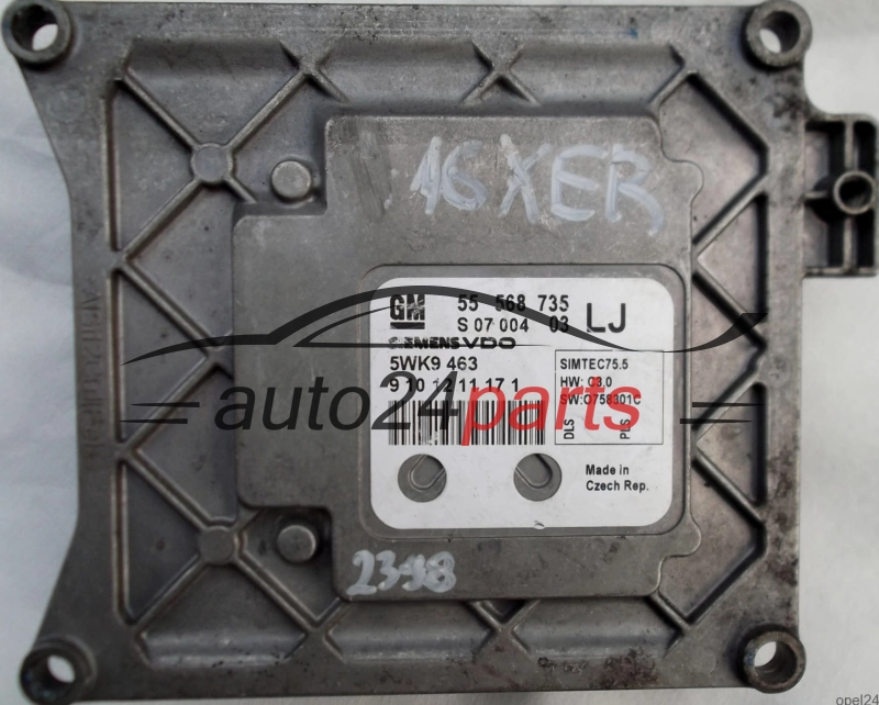 calculateur moteur pour opel chevrolet, holden, vauxhall astra, zafira 1.6 z16xer, 1.8 z18xer
