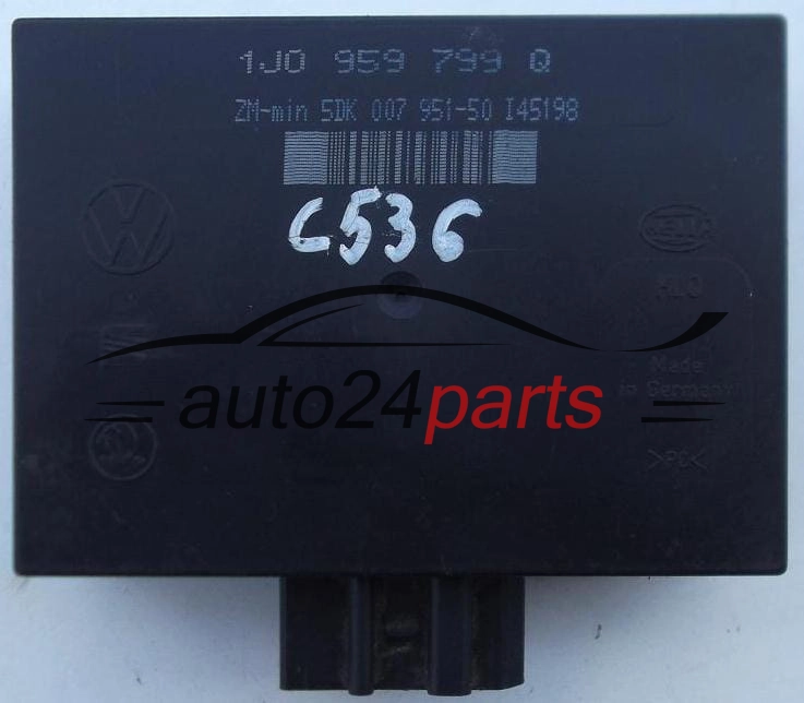 CENTRALKA MODUL STEROWNIK KOMFORTU VW SEAT SKODA HELLA 5DK 007 951-50