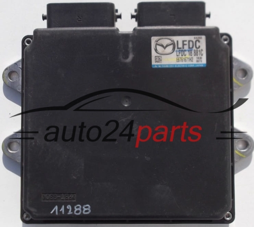 ECU ENGINE CONTROLLER  MAZDA 6 2.0 LFDC 18 881C, LFDC18881C, E6T61671H2 