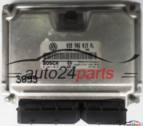 ECU CENTRALITA DE MOTOR SEAT IBIZA 1.9 TDI AXR 038 906 019 NL, 038906019NL, BOSCH 0 281 012 276, 0281012276, 1039S11516 