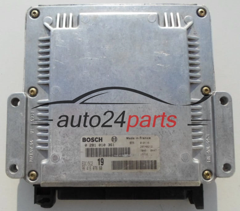 ECU ENGINE CONTROLLER PEUGEOT 406 2.0 HDI BOSCH 0 281 010 361, 96 416 076 80