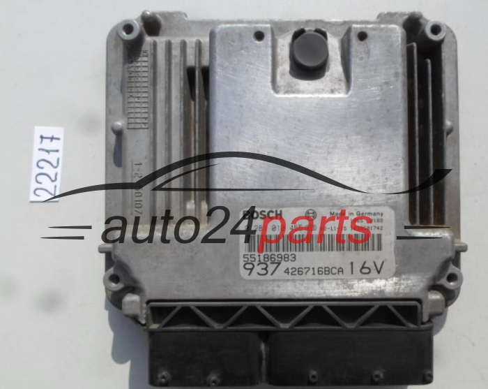 CALCULATEUR MOTEUR ALFA ROMEO 147 1.9 JTD BOSCH 0 281 010 455, 0281010455, 55186983