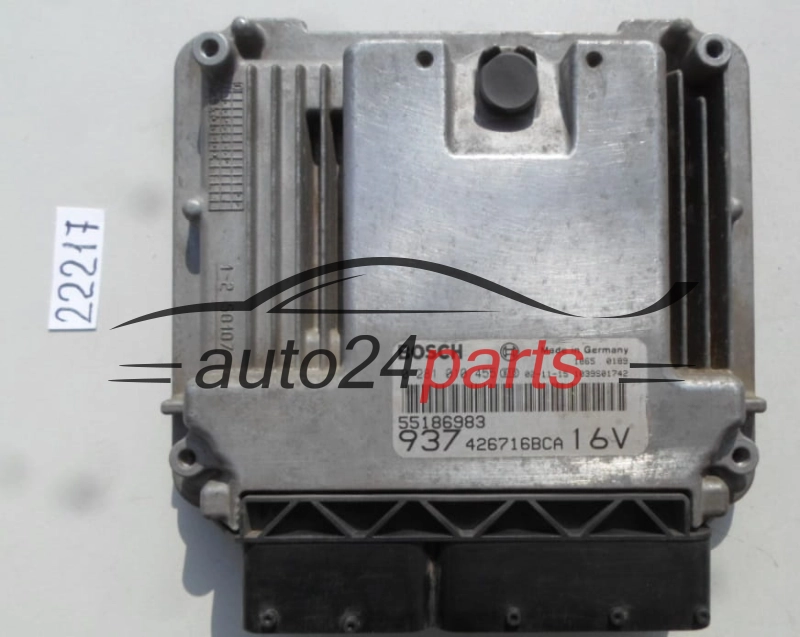 CENTRALINA MOTORE ALFA ROMEO 147 1.9 JTD BOSCH 0 281 010 455, 0281010455, 55186983