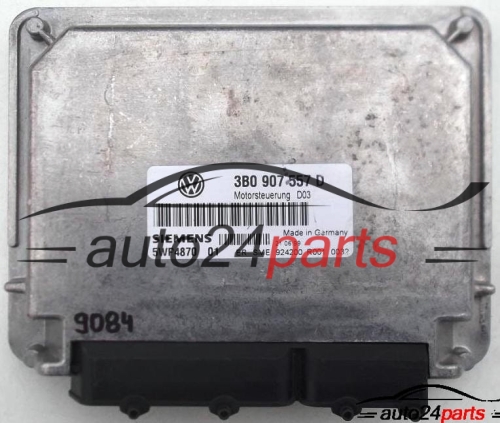 ECU ENGINE CONTROLLER VW VOLKSWAGEN PASSAT 1.6 AHL 3B0907557D, 3B0 907 557 D SIEMENS 5WP4870 01 