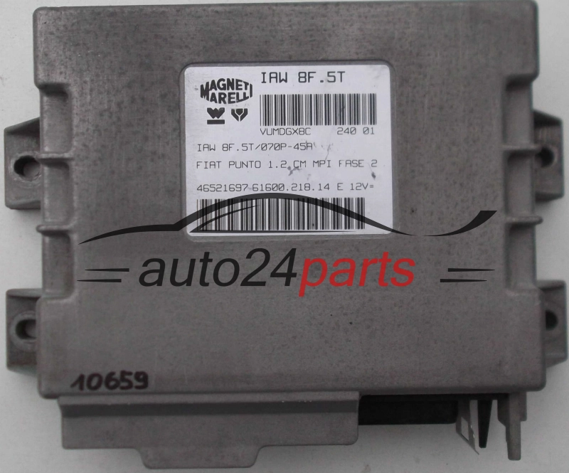 ECU CENTRALITA DE MOTOR  FIAT PUNTO 1.2 MAGNETI MARELLI IAW 8F.5T, 46521697, 61600.218.14