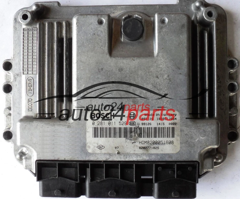 Μονάδα Ελέγχου Κινητήρα RENAULT TRAFIC OPEL VIVARO NISSAN PRIMASTAR 1.9 DCI BOSCH 0 281 011 529