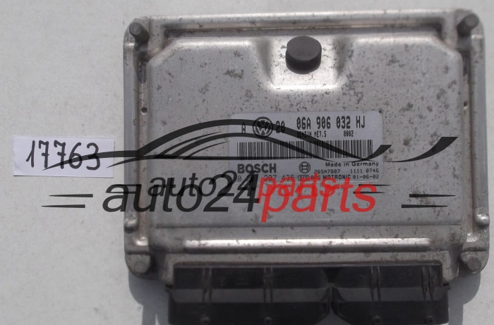CALCULATEUR MOTEUR AUDI SEAT SKODA VOLKSWAGEN 1.8 T BOSCH 0 261 207 436, 0261207436, 06A 906 032 HJ, 06A906032HJ
