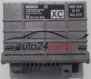 ECU AUTOMATIC GEARBOX OPEL OMEGA BOSCH 0 260 002 025, 0260002025, GM 96 014 826 XC, 96014826XC