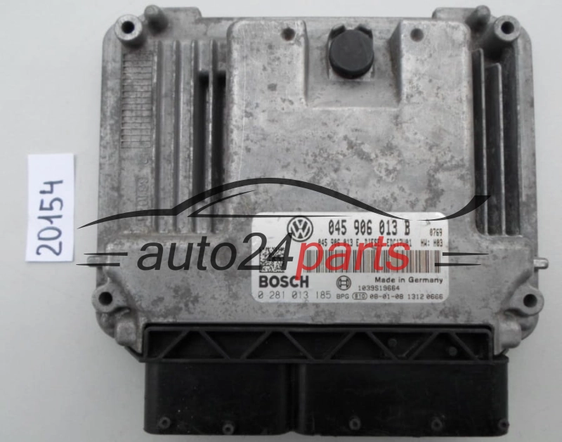 KOMPUTER STEROWNIK SILNIKA SKODA FABIA ROOMSTER 1.4 TDI 045906013B, 045 906 013 B, 045906013E, 045 906 013 E, BOSCH 0281013185, 0 281 013 185, DIESEL EDC17U01 0769, 1039S19664