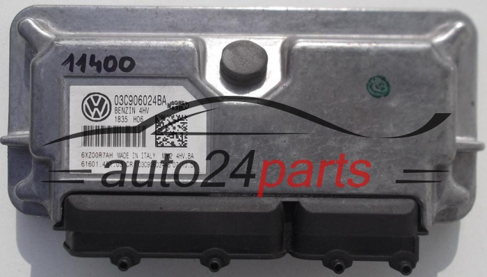Μονάδα Ελέγχου Κινητήρα VOLKSWAGEN SEAT IBIZA 1.4 MAGNETI MARELLI MY2 4HV.BA, MY24HVBA, 03C 906 024 BA, 03C906024BA, 03C 906 024 AS, 03C906024AS, 61601.451.03, 6160145103