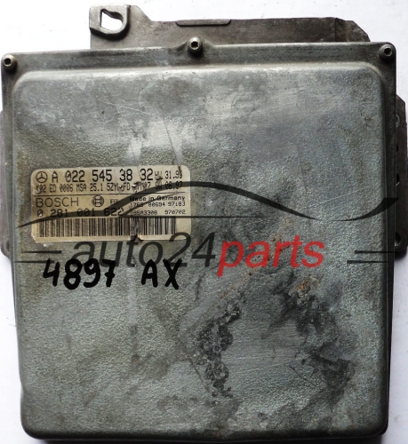 KOMPUTER STEROWNIK SILNIKA MERCEDES W202 C250 2.5 TD A0225453832, 0225453832, A 022 545 38 32 BOSCH 0281001622, 0 281 001 622 - 