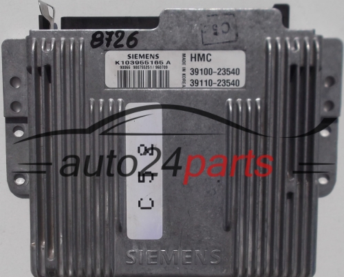 Μονάδα Ελέγχου Κινητήρα HYUNDAI COUPE 2.0 SIEMENS K103955165 A, K103955165A, 103955165, 39100-23540, 3910023540, 39110-23540, 3911023540
