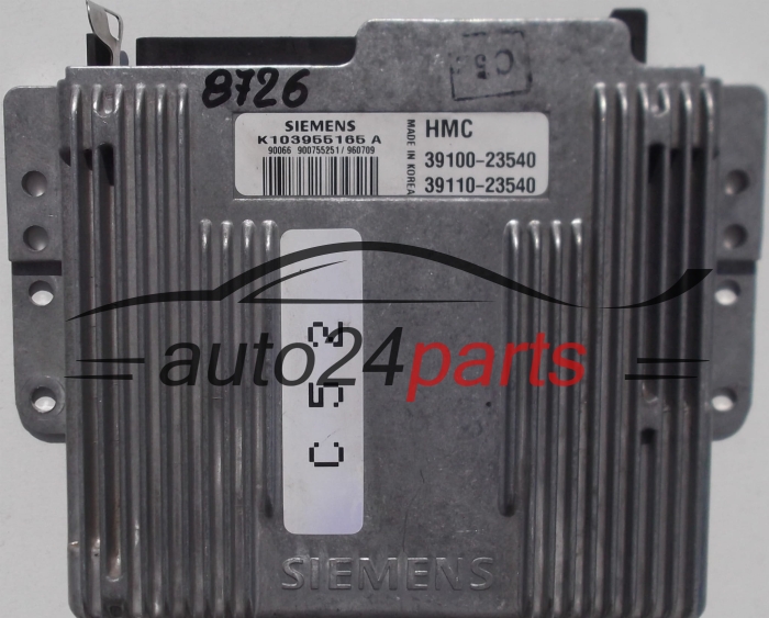 Μονάδα Ελέγχου Κινητήρα HYUNDAI COUPE 2.0 SIEMENS K103955165 A, K103955165A, 103955165, 39100-23540, 3910023540, 39110-23540, 3911023540