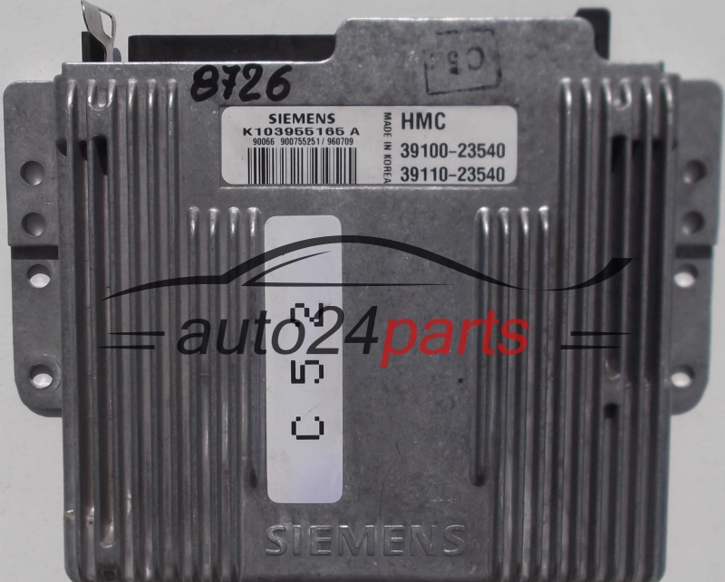 Μονάδα Ελέγχου Κινητήρα HYUNDAI COUPE 2.0 SIEMENS K103955165 A, K103955165A, 103955165, 39100-23540, 3910023540, 39110-23540, 3911023540