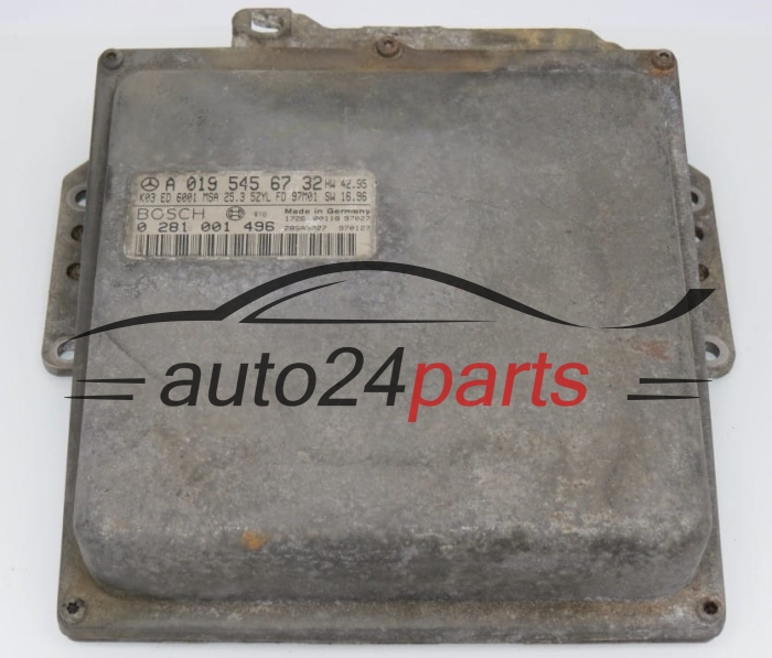 MOTORSTEUERGERÄT ECU STEUERGERÄT MERCEDES SPRINTER 2.9 TDI BOSCH 0 281 001 496,  A 019 545 67 32