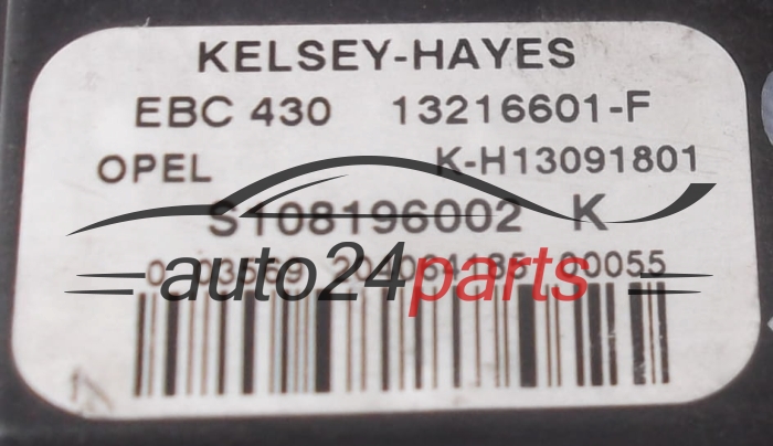 Aντλία ABS OPEL VECTRA B KELSEY-HAYES K-H13091801, EBC 430 13216601 - F, 13216601F, 13091801, S108196002 K