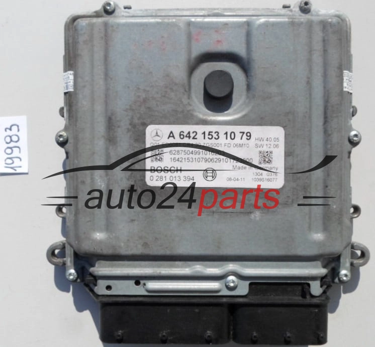 KOMPUTER STEROWNIK SILNIKA MERCEDES SPRINTER 3.0 CDI BOSCH 0 281 013 394,  A 642 153 10 79