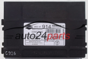 CONFORT MODULE NISSAN PRIMERA SIEMENS 5WK4 8542, 5WK48542, 28551 9F 914, 285519F914