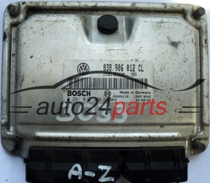 ECU ENGINE CONTROLLER SKODA OCTAVIA 1.9 TDI 038906012CL, 038 906 012 CL, BOSCH 0281010380, 0 281 010 380