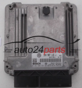 Μονάδα Ελέγχου Κινητήρα VW VOLKSWAGEN GOLF 2.0 BOSCH 0 261 S02 331, 0261S02331, 1K0 907 115 J, 1K0907115J 