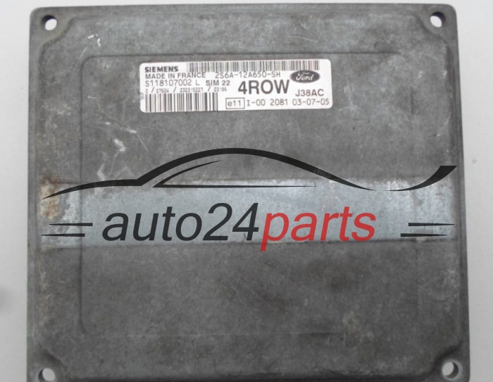 ECU ENGINE CONTROLLER  FORD FIESTA 1.4 SIEMENS S118107002 L,  2S6A-12A650-SH