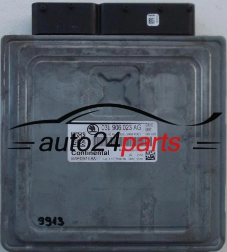 SKODA OCTAVIA 1.9 TDI 03L906023AG, 03L 906 023 AG, SIEMENS DIESEL SIMOS PCR2.1 CAYC 5697 CONTINENTAL 5WP42814 AA.jpg