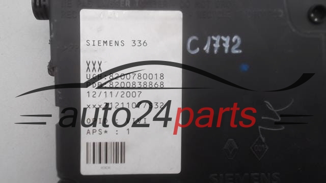 CENTRALITA DE CONFORT RENAULT MEGANE SCENIC SIEMENS 336, 8200780018, 8200838868