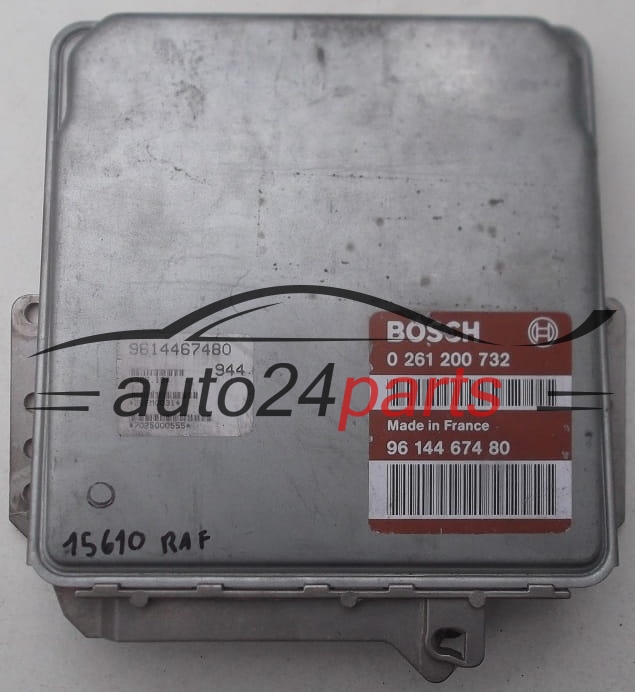 KOMPUTER STEROWNIK SILNIKA CITROEN ZX PEUGEOT 306 1.4 BOSCH 0261200732, 0 261 200 732, 9614467480, 96 144 674 80