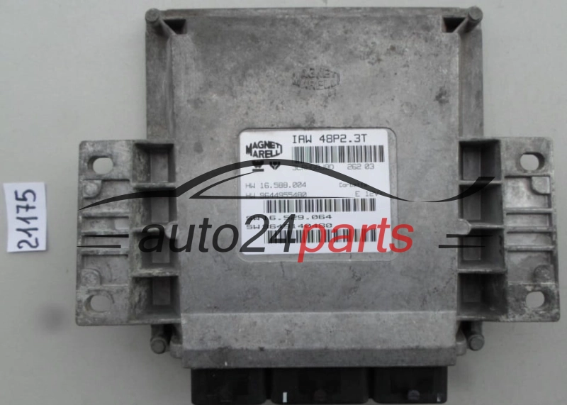 Μονάδα Ελέγχου Κινητήρα  PEUGEOT 206 MAGNETI MARELLI IAW 48P2.3T, IAW48P23T, 9649140480