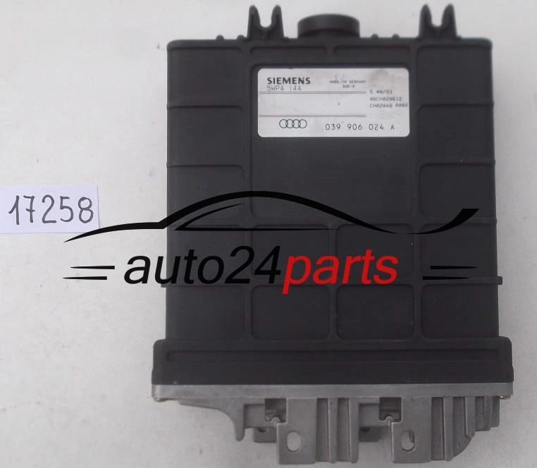 MOTORSTEUERGERÄT ECU STEUERGERÄT AUDI 80 B4 SIEMENS 5WP4 144, 5WP4144, 039 906 024 A, 039906024A