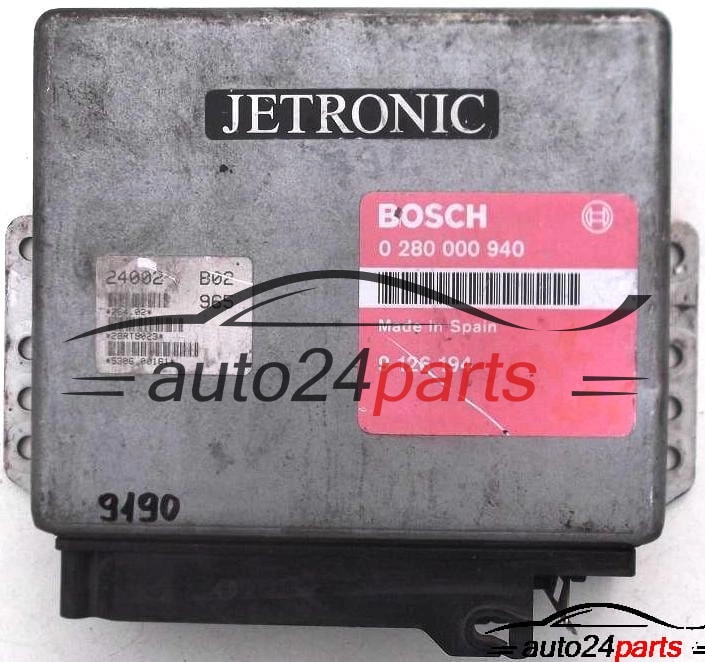 ΜΟΝΑΔΑ ΕΛΕΓΧΟΥ ΚΙΝΗΤΗΡΑ SAAB 9000 2.0 16V TURBO, BOSCH 0280000940,  9126194